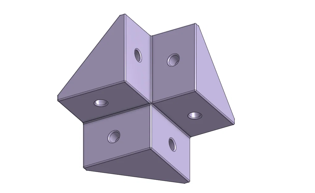 Ke góc vuông 3 chiều 1515 cho khung máy in 3D Voron 0 - Image 5