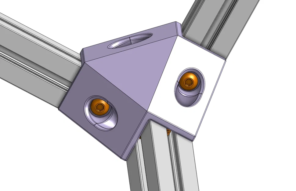 Ke góc vuông 3 chiều 1515 cho khung máy in 3D Voron 0 - Image 9