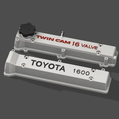 Mô hình nắp giàn cò Toyota 4AGE 16V