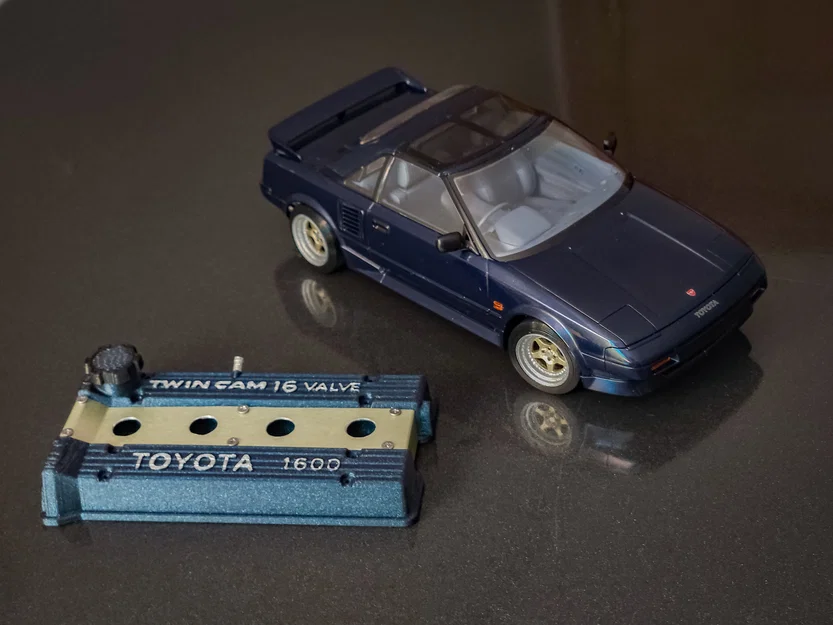 Mô hình nắp giàn cò Toyota 4AGE 16V - Image 2