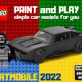 Mô hình xe LEGO Batmobile 2022 cho máy in 3D - Thumbnail 1