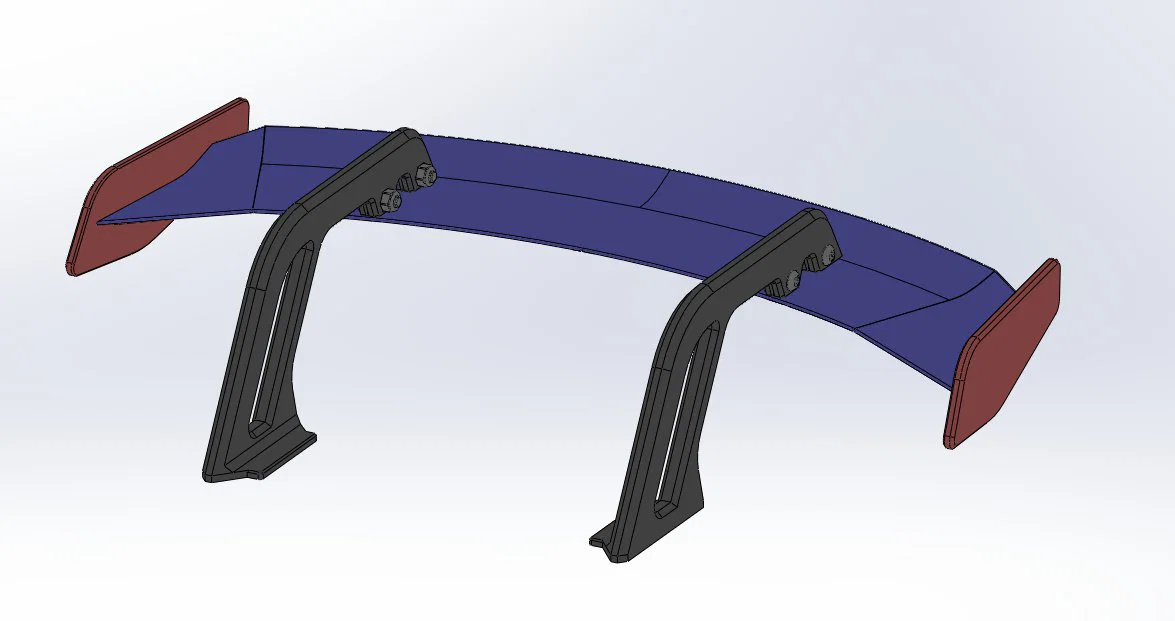 Tiny Car Wing GT3-style (cánh gió mini kiểu GT3) - Image 1