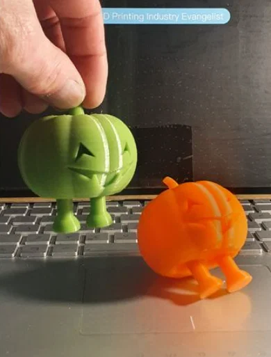 Bí ngô Halloween với chân print-in-place (nhấc lên là chân thả xuống) - Image 1