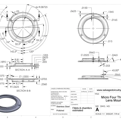 Ngàm ống kính Micro Four Thirds (Micro Four Thirds Lens Mount)