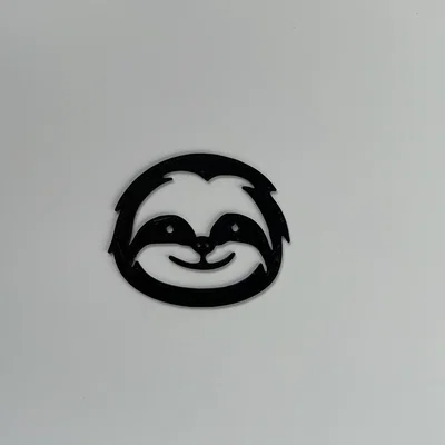 Sloth Wall Art: Mô hình treo tường 3D hình chú lười siêu dễ thương
