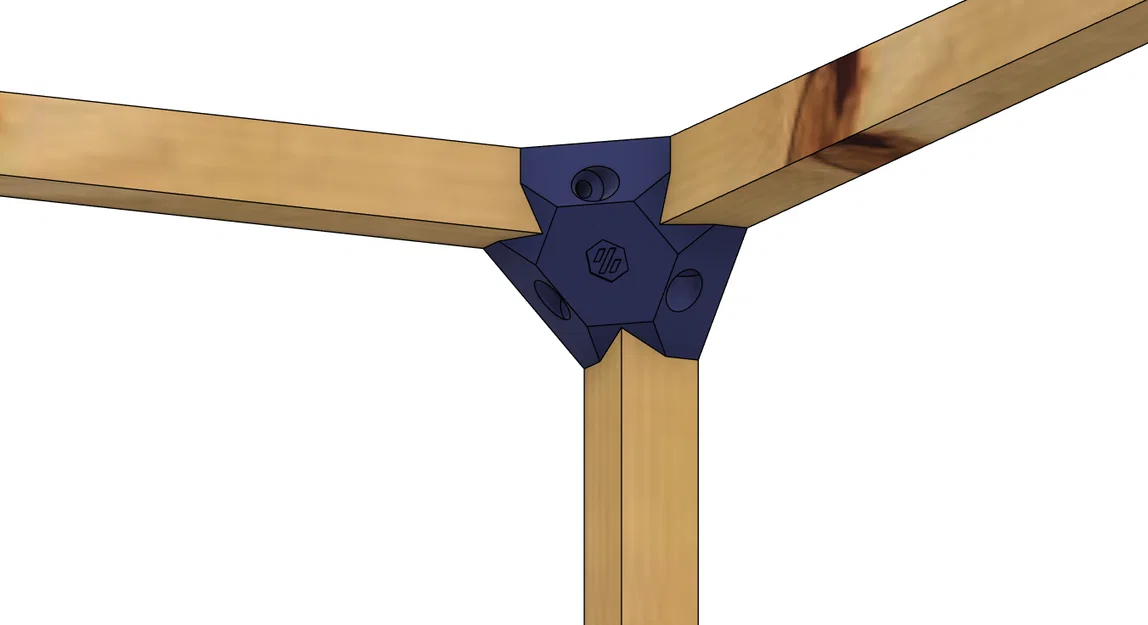 Khớp nối góc khung gỗ cho máy in 3D (Enderwire/Switchwire) - Image 1