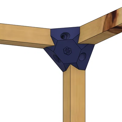 Khớp nối góc khung gỗ cho máy in 3D (Enderwire/Switchwire)