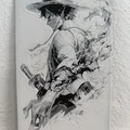 Tranh in 3D Hueforge Luffy nghệ thuật cho fan One Piece - Thumbnail 2