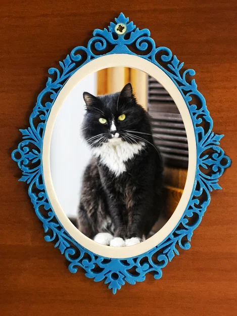 Khung Ảnh Trang Trí 3D Phong Cách Cổ Điển Sang Trọng - Image 1