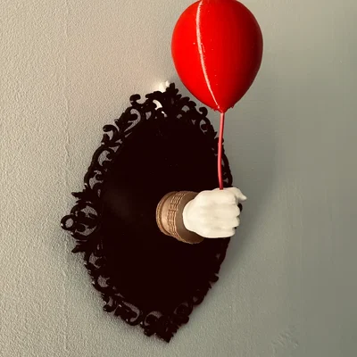 Mô hình 3D khung treo tường Pennywise trang trí Halloween