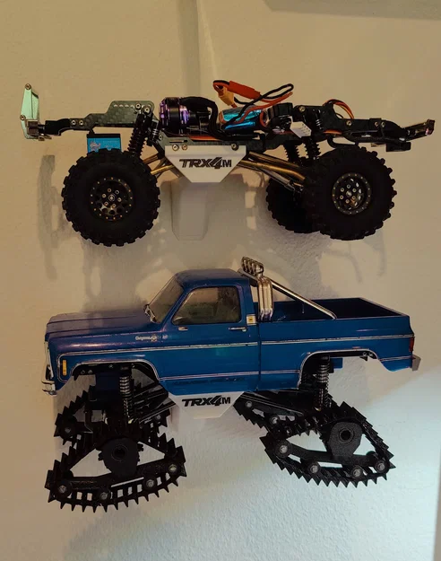 Giá treo tường 3D cho xe mô hình TRX4M (Trx4m Wall Bracket) - Image 1
