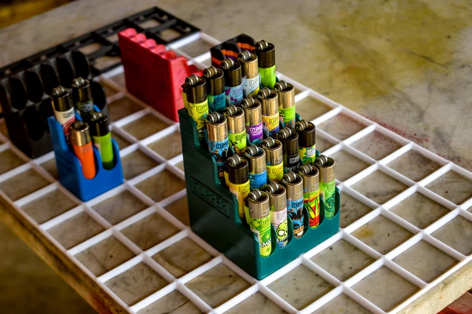 Khay đựng bật lửa Clipper 20 ngăn hệ Gridfinity (2x2 Slim) - Image 1