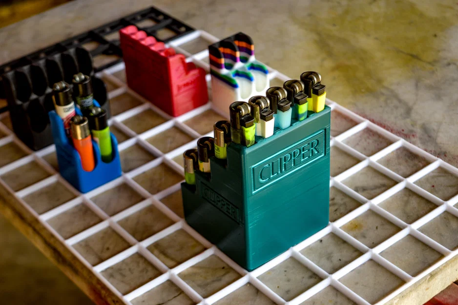 Khay đựng bật lửa Clipper 20 ngăn hệ Gridfinity (2x2 Slim) - Image 2