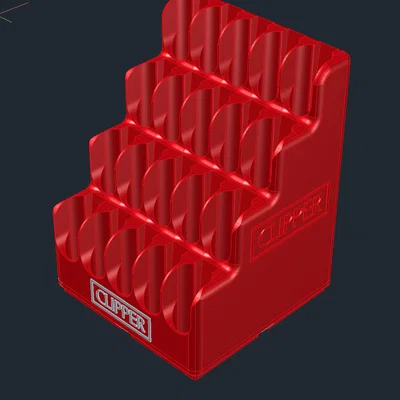 Khay đựng bật lửa Clipper 20 ngăn hệ Gridfinity (2x2 Slim)