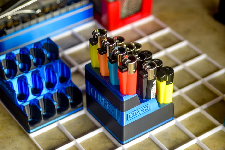 Khay đựng 12 bật lửa Clipper chuẩn Gridfinity 2x2 tiện lợi - Image 2