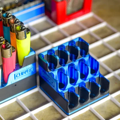 Khay đựng 12 bật lửa Clipper chuẩn Gridfinity 2x2 tiện lợi