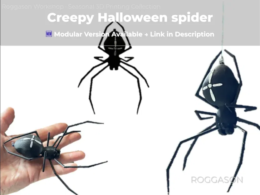 Nhện Halloween Rùng Rợn (Creepy Halloween spider) - Image 1