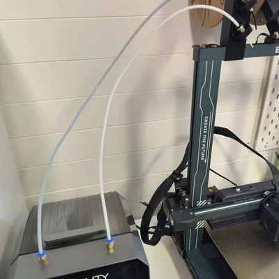 Ngàm gắn dẫn filament Neptune 4/Pro từ Creality Space Drier sang Neptune 4 Pro