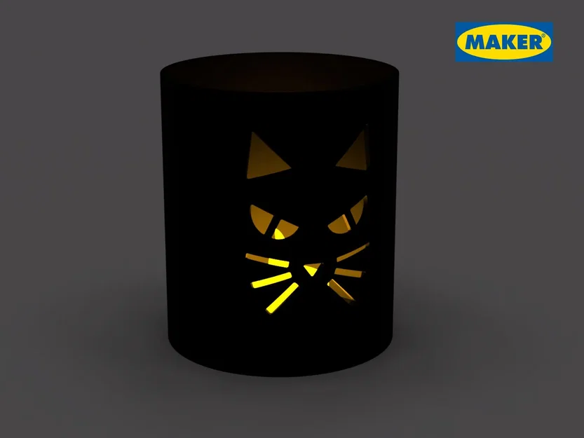 Lồng đèn nến tealight dễ in (Lanterns Tea Light Candle easy print) - Image 2