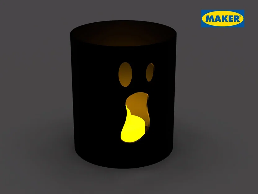 Lồng đèn nến tealight dễ in (Lanterns Tea Light Candle easy print) - Image 4