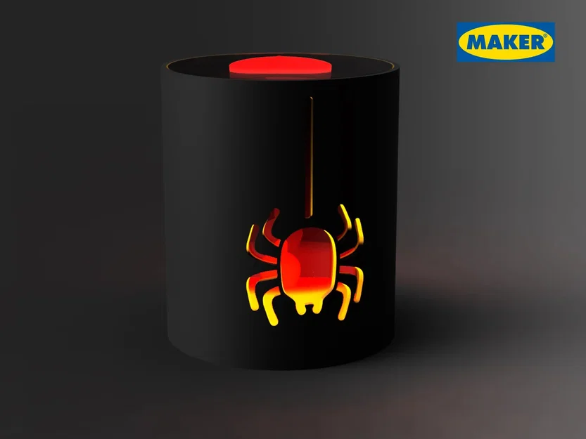 Lồng đèn nến tealight dễ in (Lanterns Tea Light Candle easy print) - Image 6