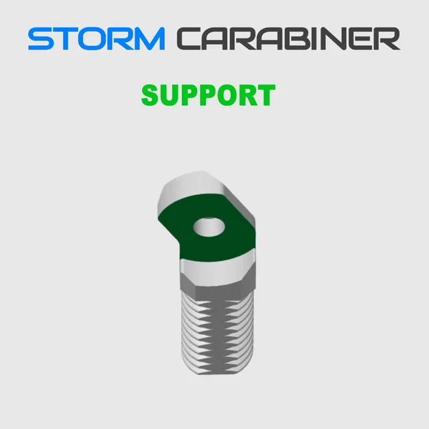Storm Carabiner có khóa - 3 phiên bản - 100% in 3D - Image 7