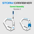 Storm Carabiner có khóa - 3 phiên bản - 100% in 3D - Thumbnail 9