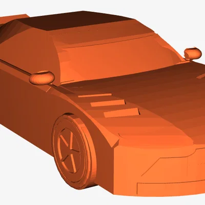 Mô hình siêu xe thể thao 3D ấn tượng để trưng bày