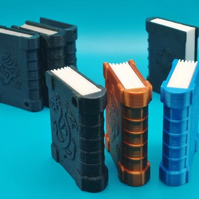 Móc khóa hình quyển sách cổ - Mô hình trang trí in 3D đẹp mắt