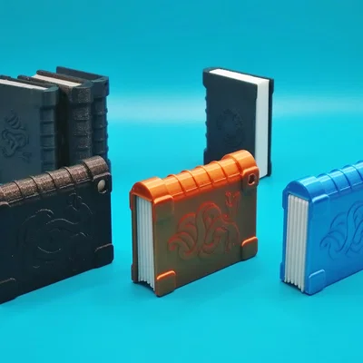Móc khóa hình quyển sách cổ - Mô hình trang trí in 3D đẹp mắt