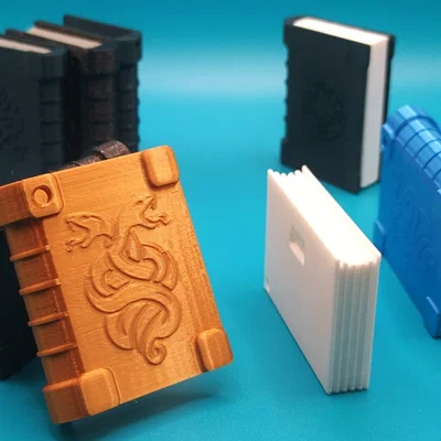 Móc khóa hình quyển sách cổ - Mô hình trang trí in 3D đẹp mắt