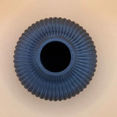 Bình Vase Designer Gân Sọc Hiện Đại (Modern Ribbed Designer Vase)