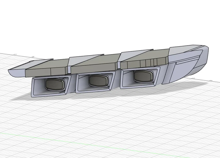 Bộ khung đèn pha LED cho xe RC 1/10 Mustang Dark Horse - Image 1