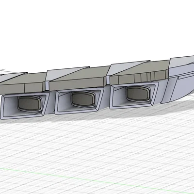 Bộ khung đèn pha LED cho xe RC 1/10 Mustang Dark Horse