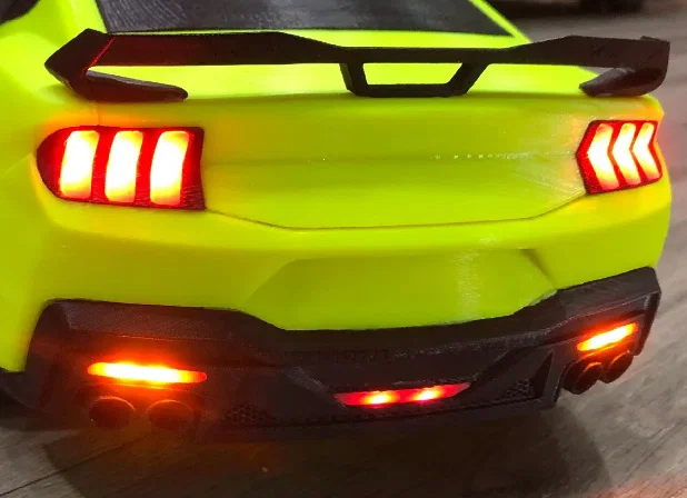 Bộ khung đèn pha LED cho xe RC 1/10 Mustang Dark Horse - Image 2