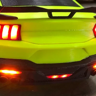 Bộ khung đèn pha LED cho xe RC 1/10 Mustang Dark Horse