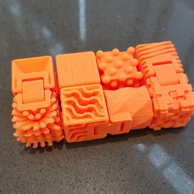 Sensory Fidget Cubes (Infinity Cube nhiều texture)