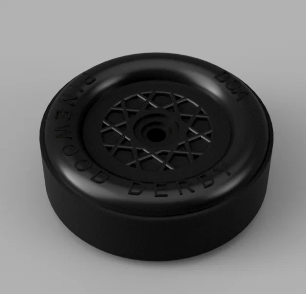 Mô hình bánh xe Pinewood Derby (BSA) - File in 3D STL & STEP chất lượng - Image 1