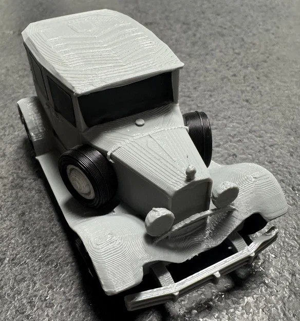 Mô hình lắp ráp Ford A Fordor 1930 Kit Card độc đáo - Image 1