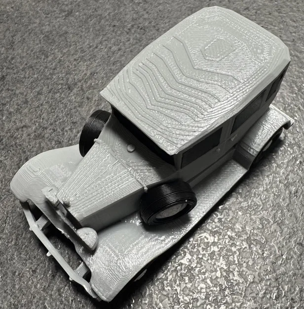 Mô hình lắp ráp Ford A Fordor 1930 Kit Card độc đáo - Image 6