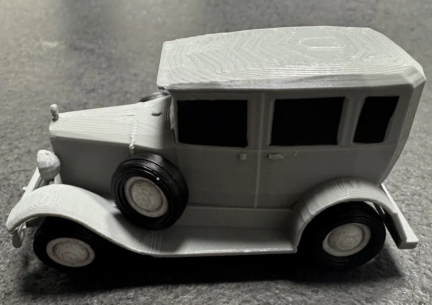 Mô hình lắp ráp Ford A Fordor 1930 Kit Card độc đáo - Image 7