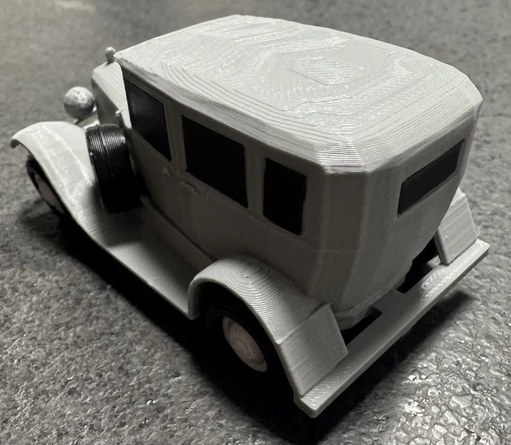 Mô hình lắp ráp Ford A Fordor 1930 Kit Card độc đáo - Image 8