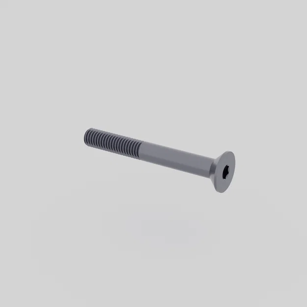 Bu-lông lục giác ISO10642 M8 | 2mm-130mm | File STL tối ưu cho in 3D - Image 2