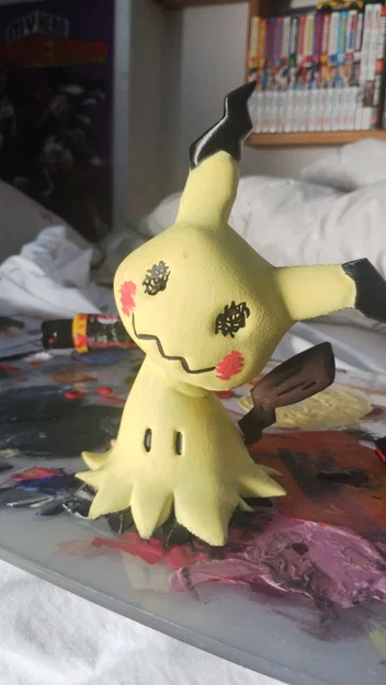 Mô hình 3D Mimikyu Pokemon dễ thương để in và trang trí - Image 1