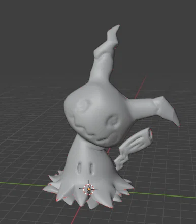 Mô hình 3D Mimikyu Pokemon dễ thương để in và trang trí - Image 2