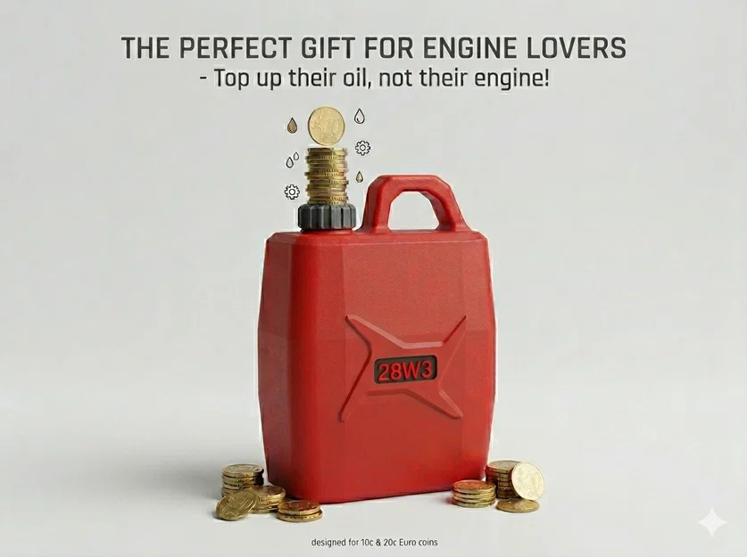 Tiếp nhiên liệu cho bạn bè – Món quà hoàn hảo cho tín đồ mê động cơ! Ống heo hình bình xăng! - Image 1