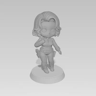 Mô hình Black Widow Chibi – Siêu phẩm tí hon cho dân in 3D