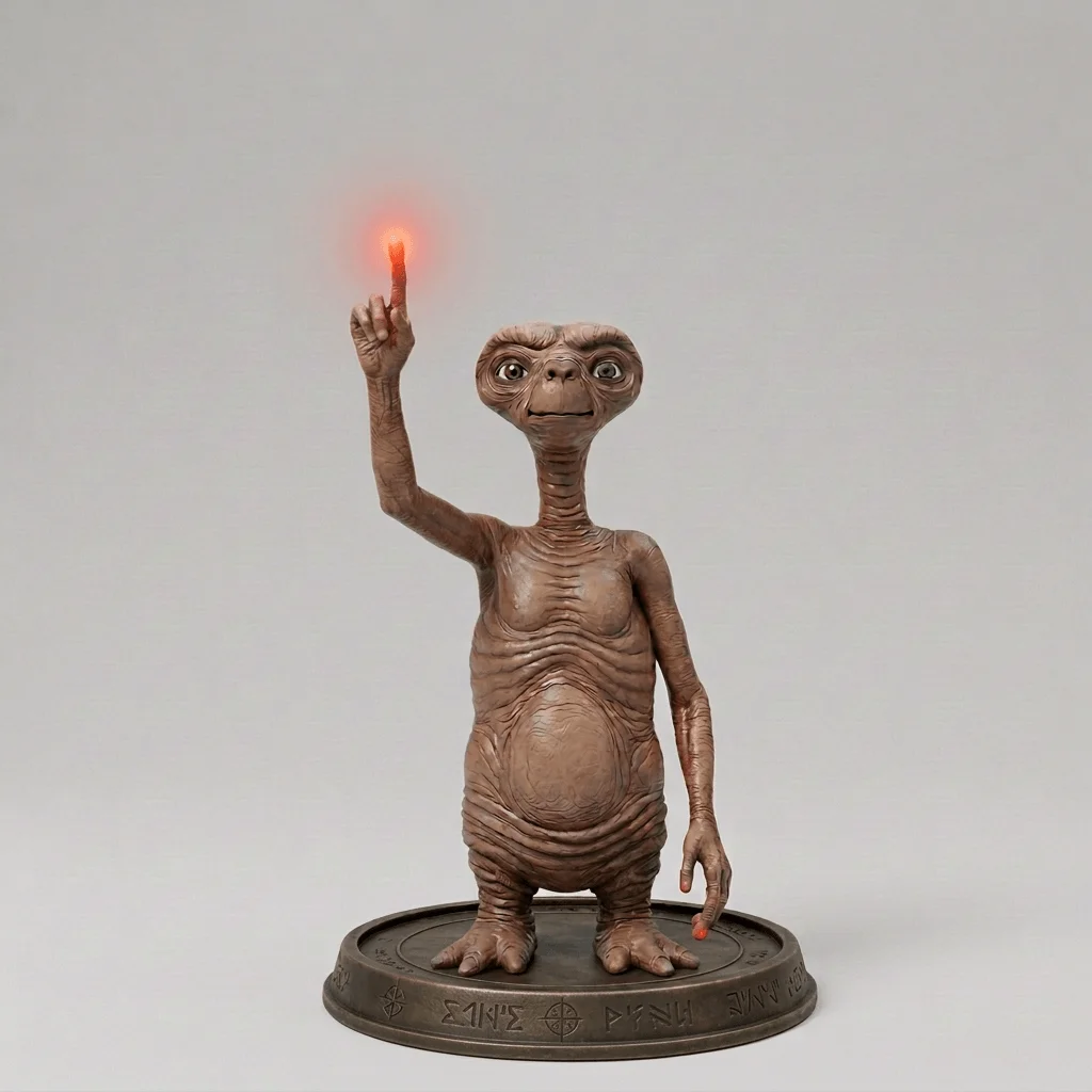 Mô hình 3D E.T. The Extra Terrestrial 1982 cho người hâm mộ 1