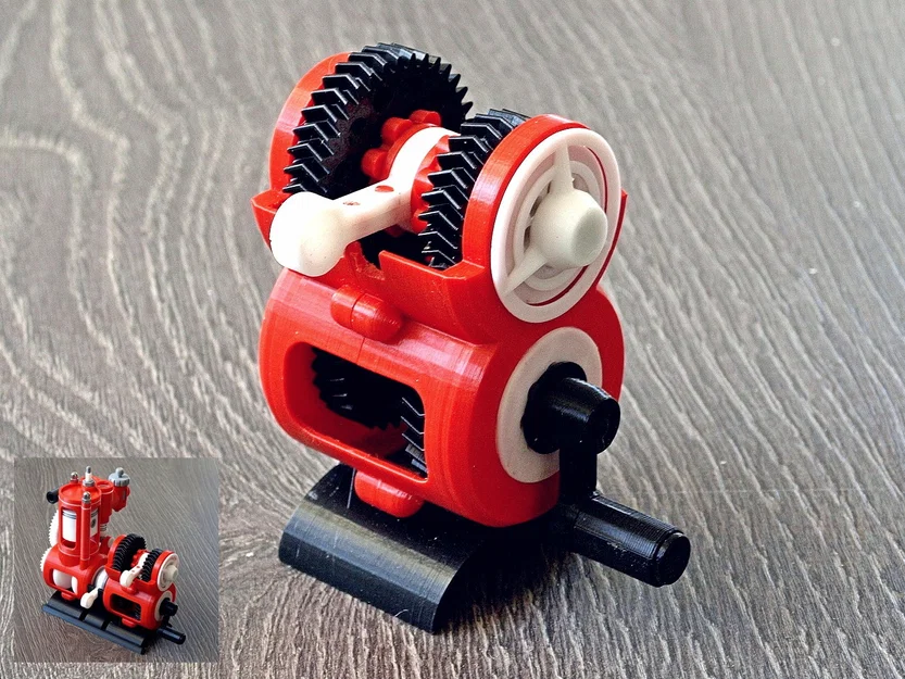 Mô hình hộp số Constant Mesh Two Speed Gearbox - Image 1