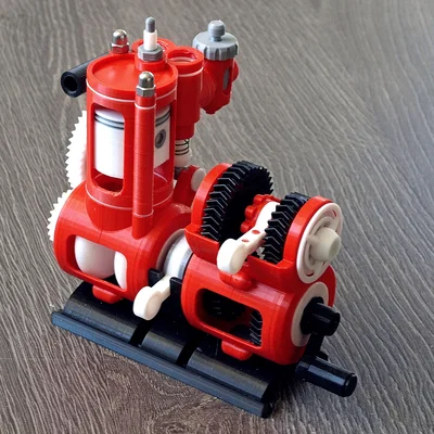 Mô hình hộp số Constant Mesh Two Speed Gearbox